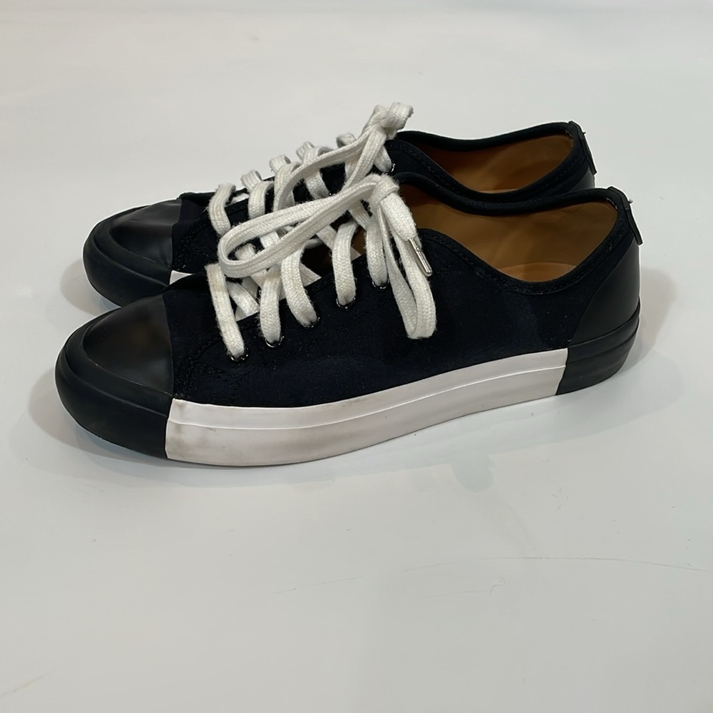 The Office of Angela Scott El Capitan Platform Colorblock Sneaker Black 8 EUC - Picture 3 of 14